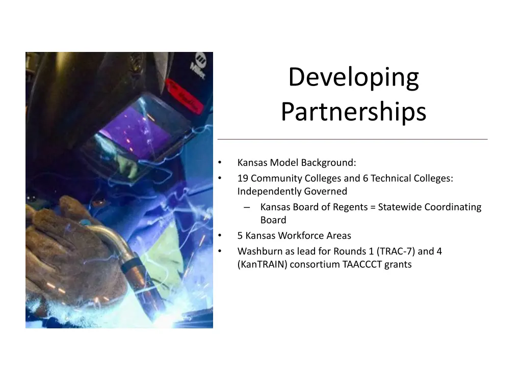 developing partnerships