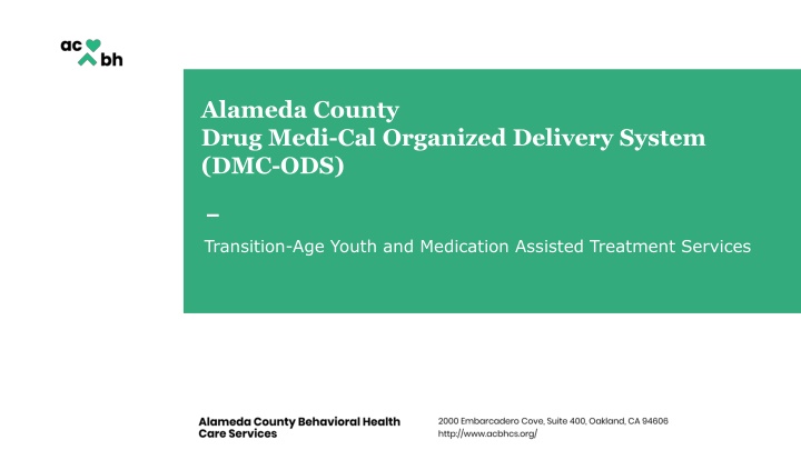 alameda county drug medi cal organized delivery