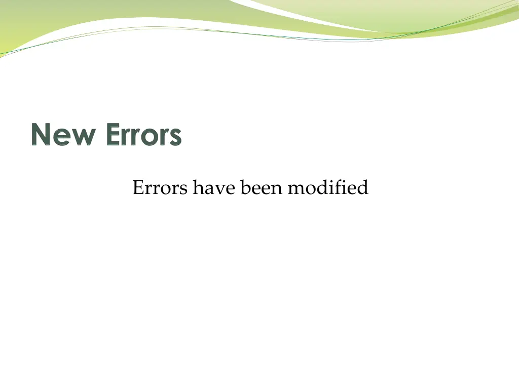 errors have been modified