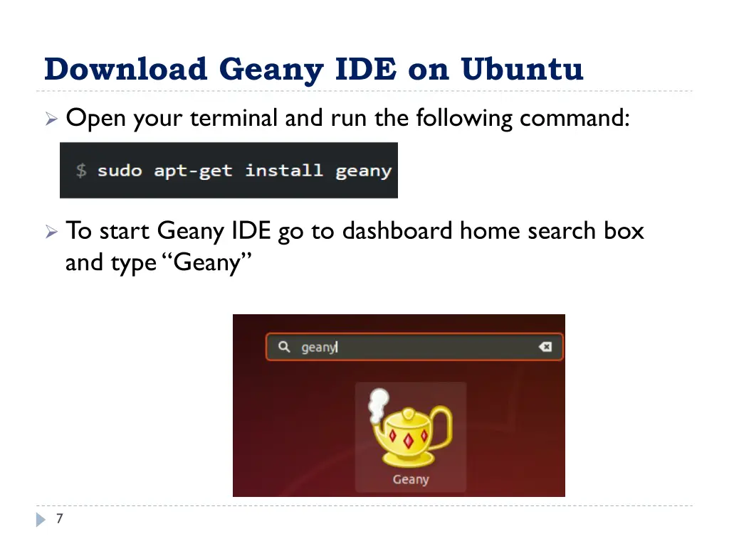 download geany ide on ubuntu