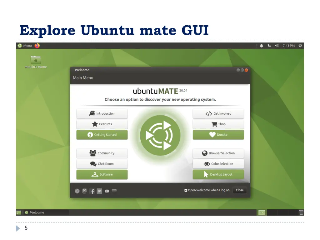 explore ubuntu mate gui