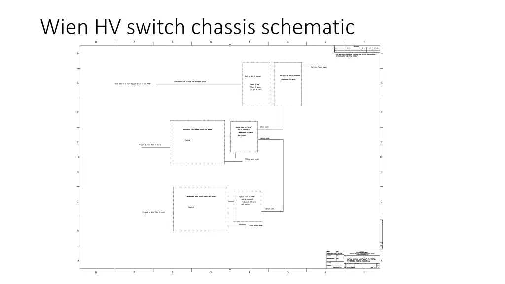 wien hv switch chassis schematic