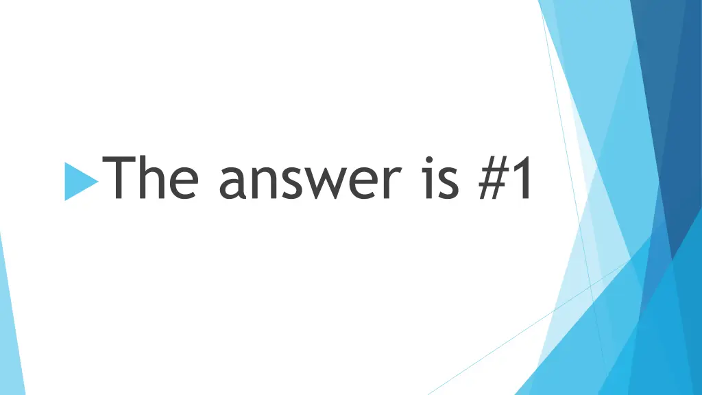 the answer is 1