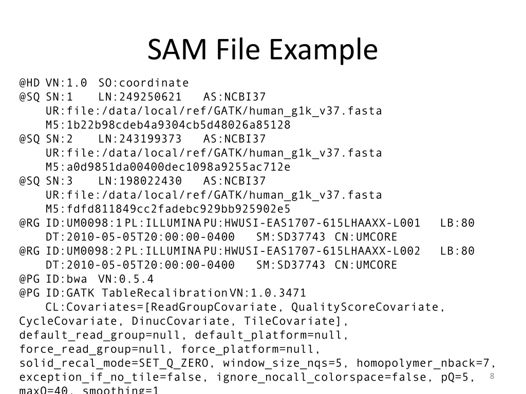 sam file example