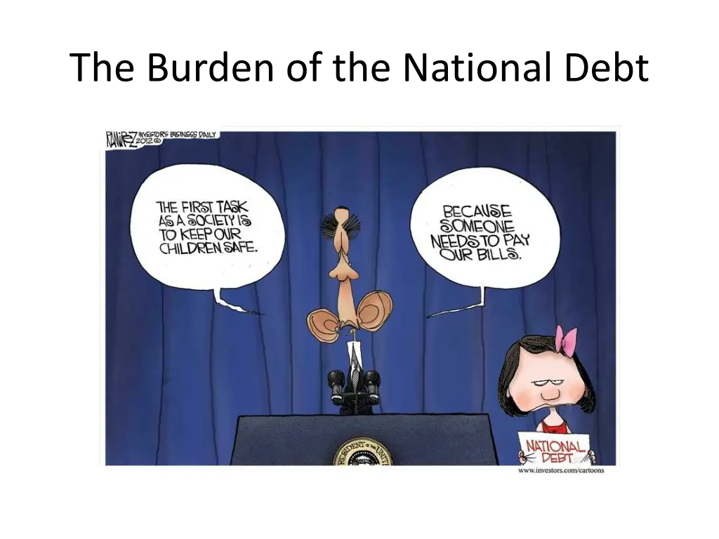 the burden of the national debt