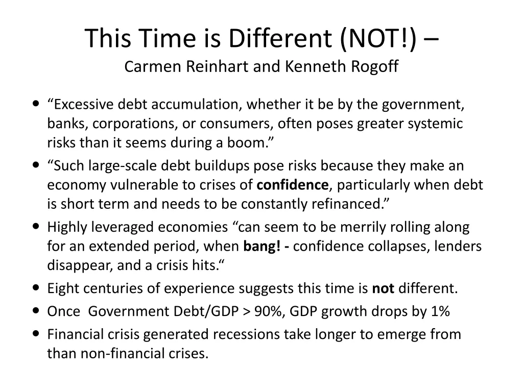 this time is different not c armen reinhart