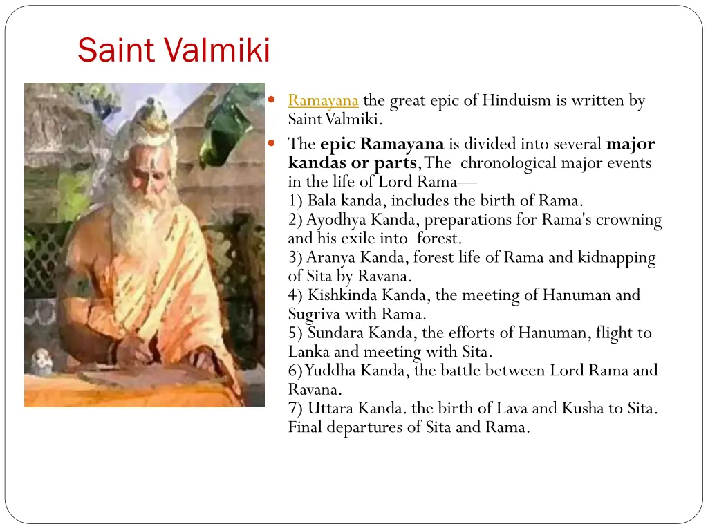 saint valmiki