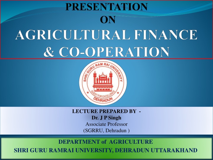 lecture prepared by dr j p singh associate