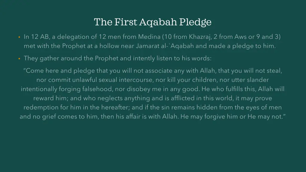 the first aqabahpledge