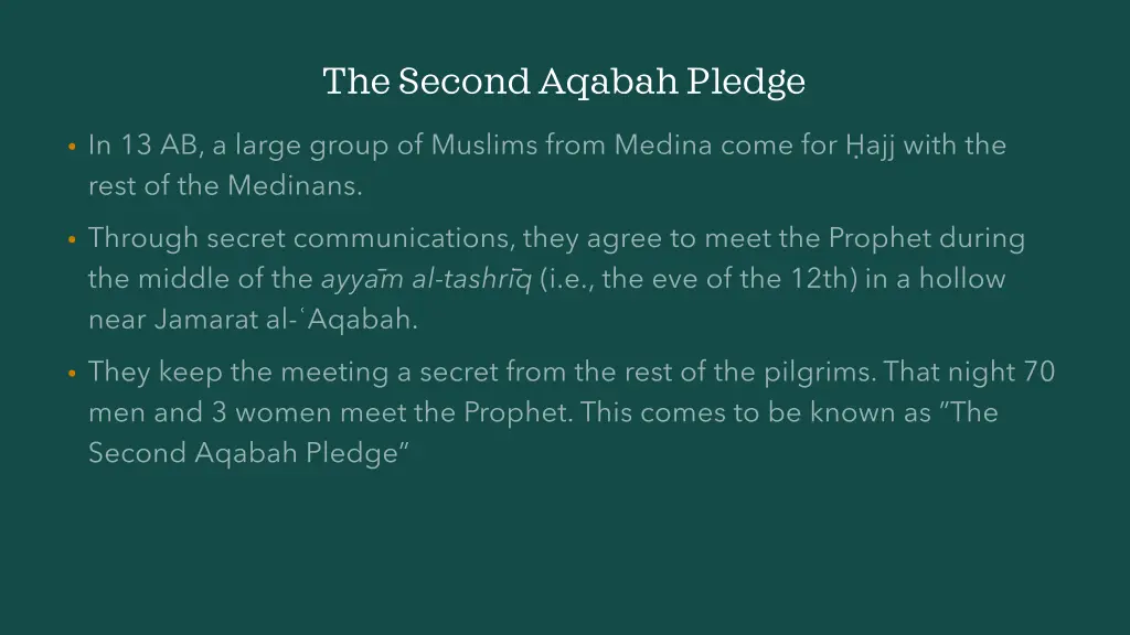 the second aqabahpledge