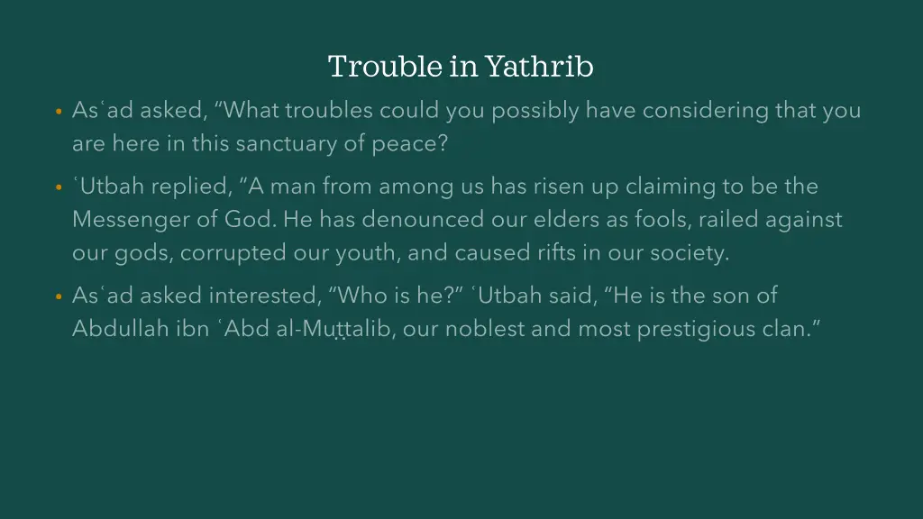 trouble in yathrib 2