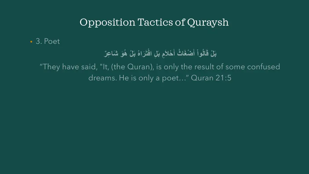 opposition tactics of quraysh 12