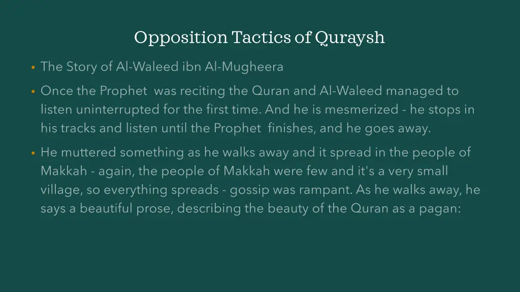 opposition tactics of quraysh 14