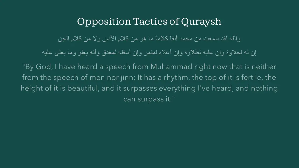 opposition tactics of quraysh 15