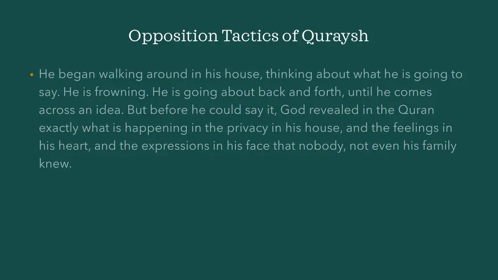 opposition tactics of quraysh 18