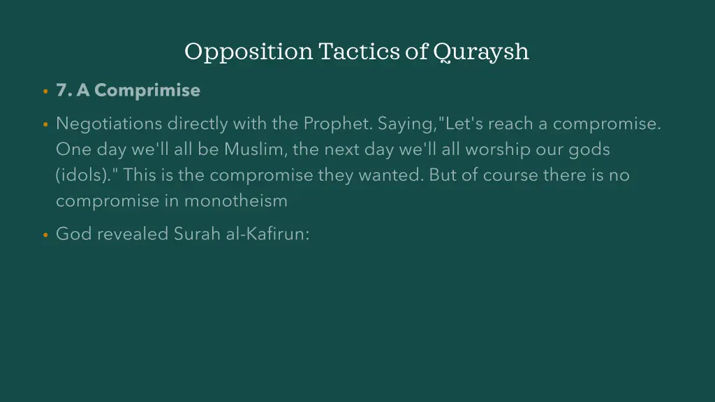 opposition tactics of quraysh 21