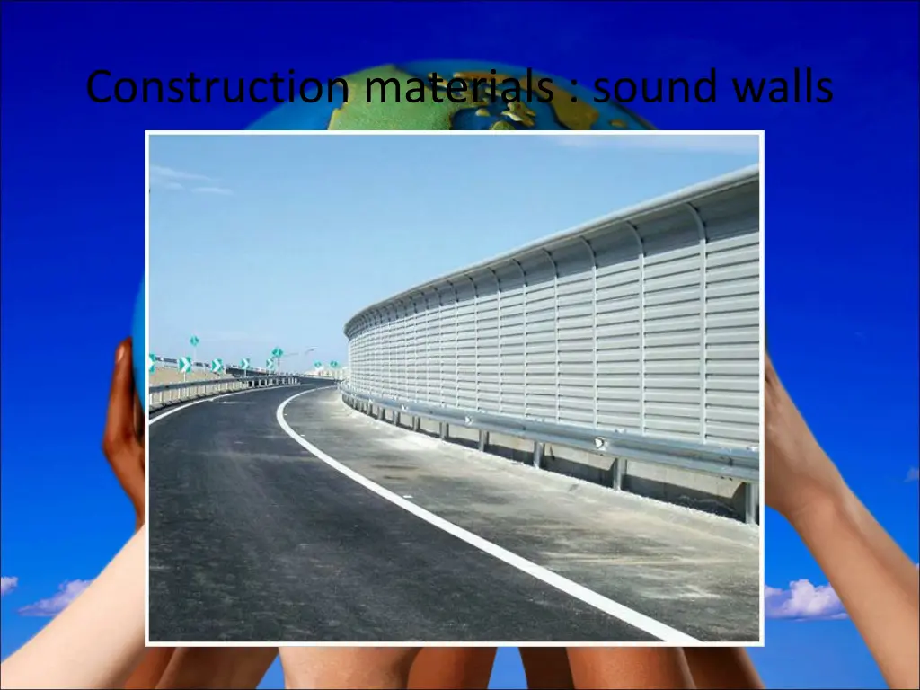 construction materials sound walls