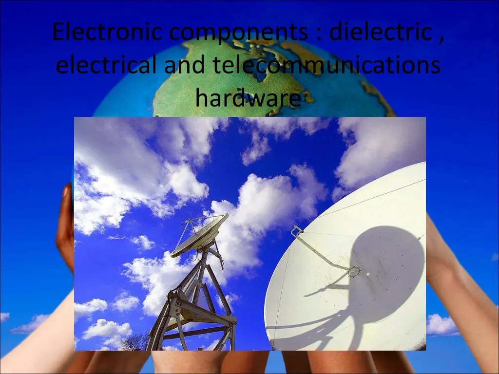 electronic components dielectric electrical