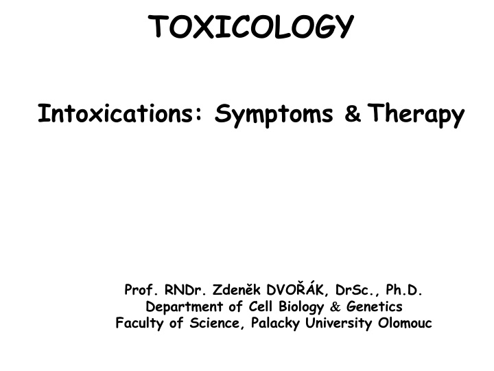 toxicology