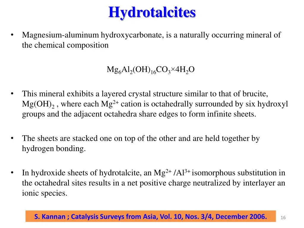 hydrotalcites