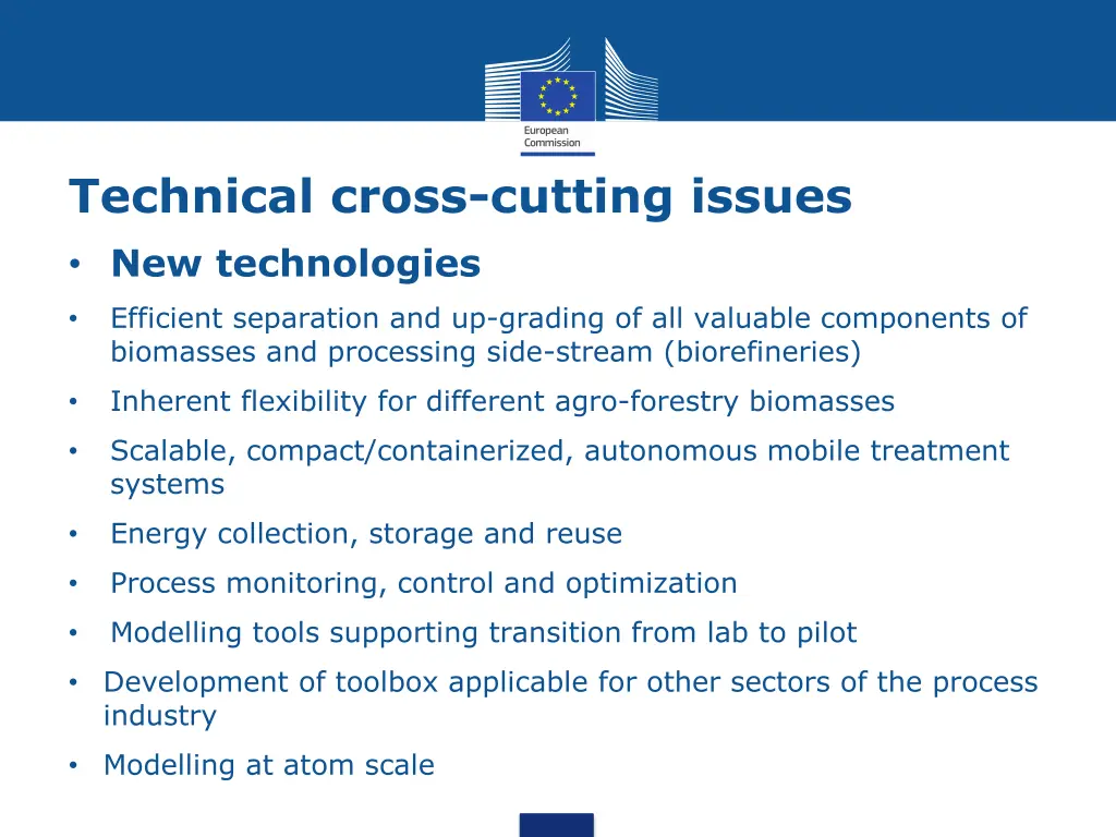 technical cross cutting issues new technologies