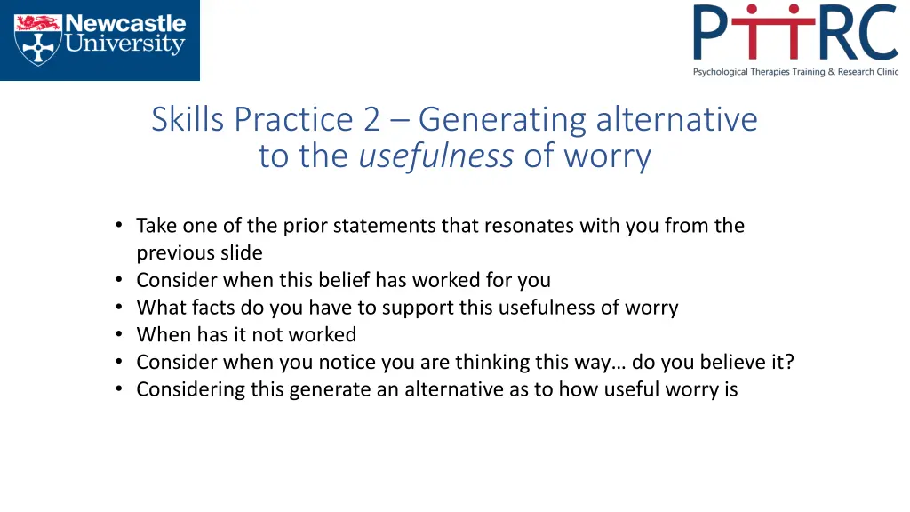 skills practice 2 generating alternative