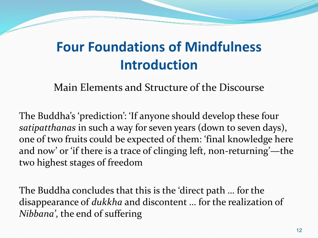 four foundations of mindfulness introduction 10