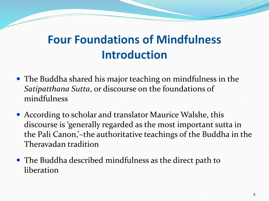 four foundations of mindfulness introduction 2