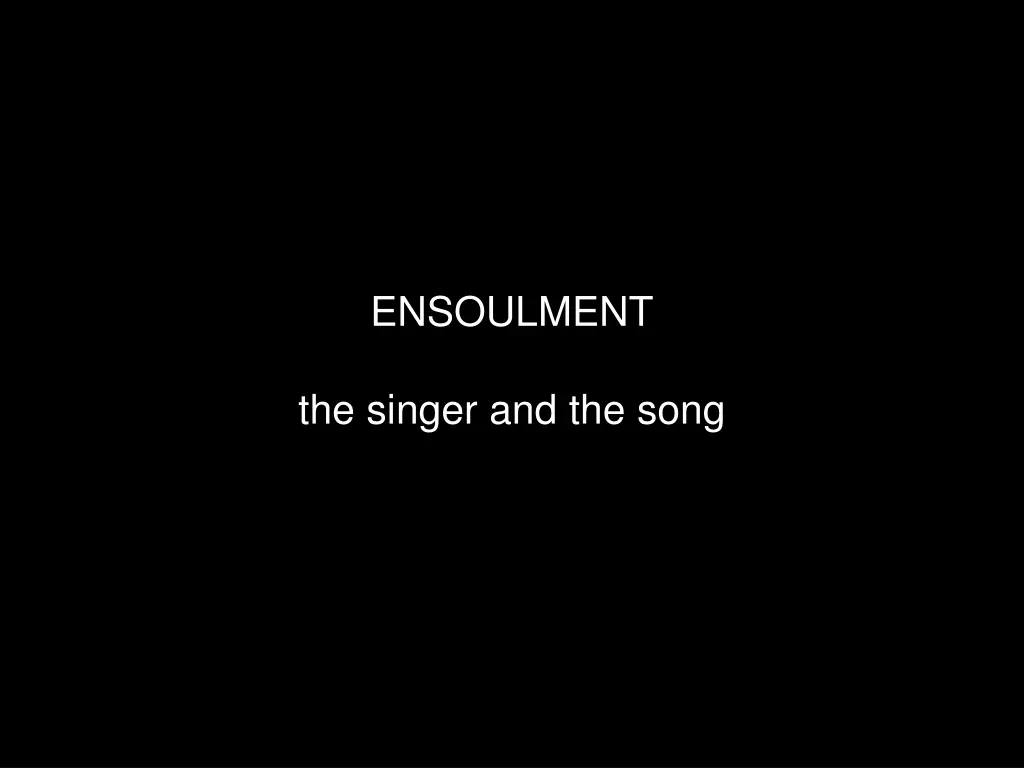 ensoulment