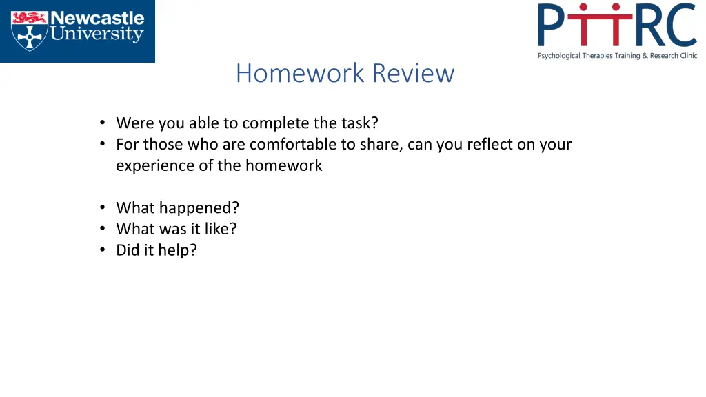 homework review