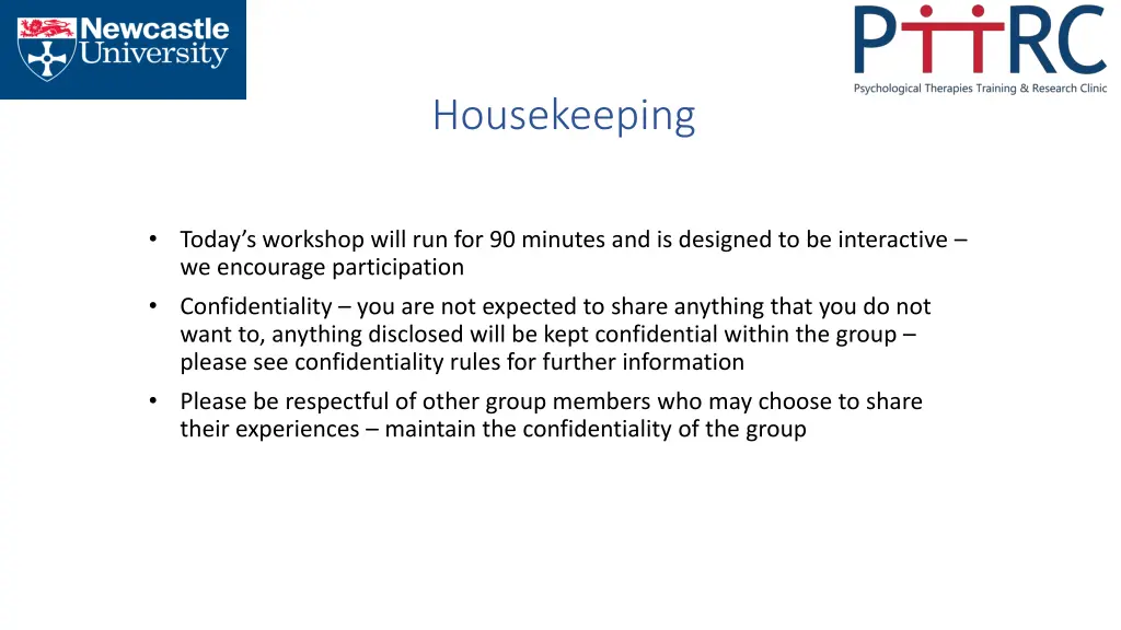 housekeeping