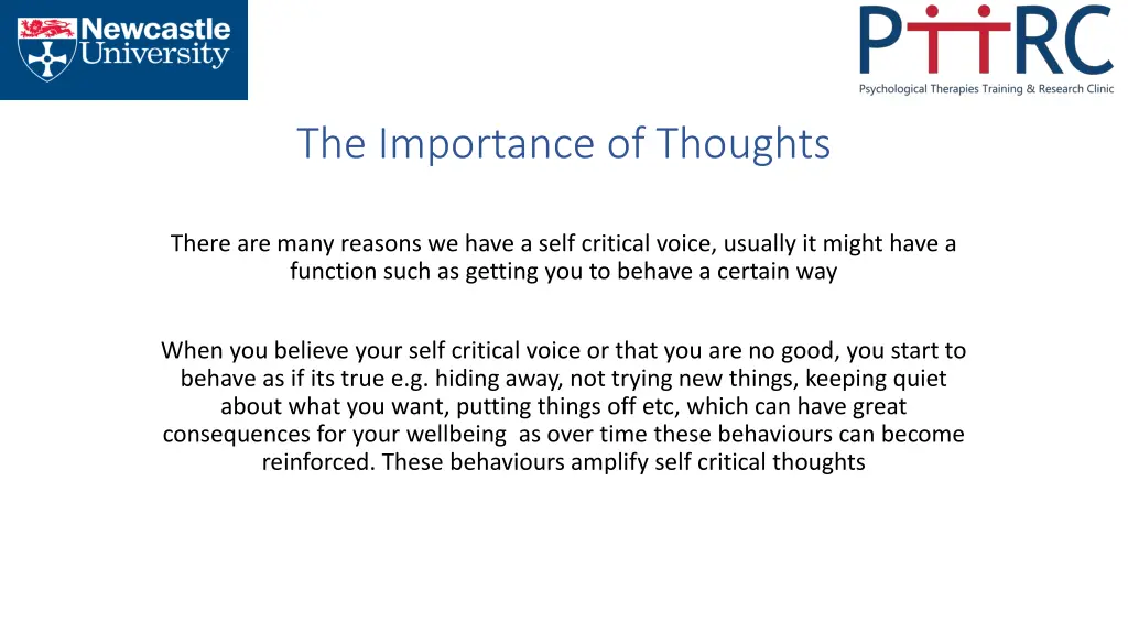 the importance of thoughts 1