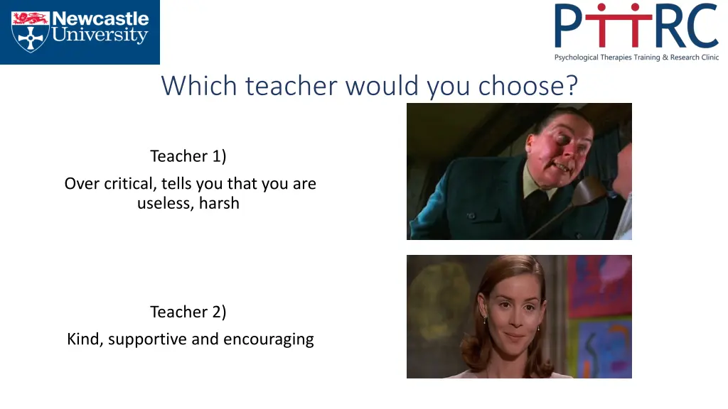 which teacher would you choose