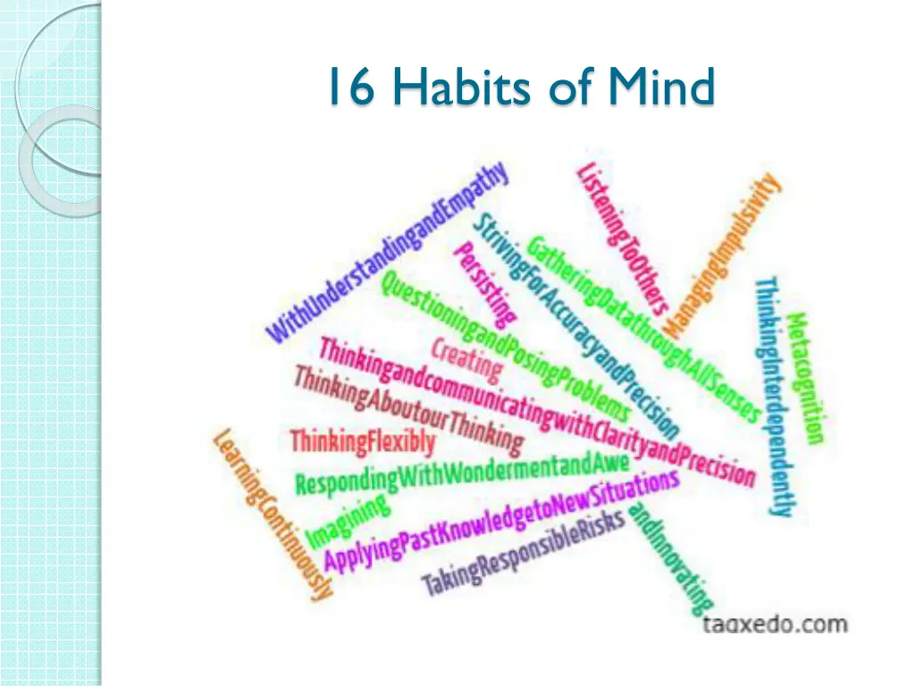 16 habits of mind