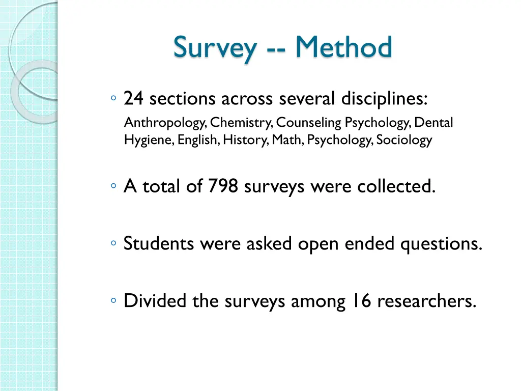 survey method