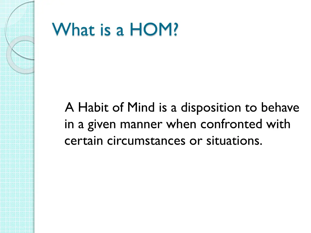 what is a hom