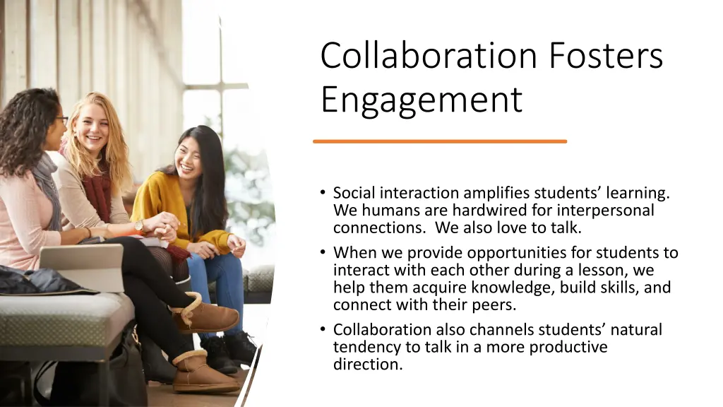 collaboration fosters engagement