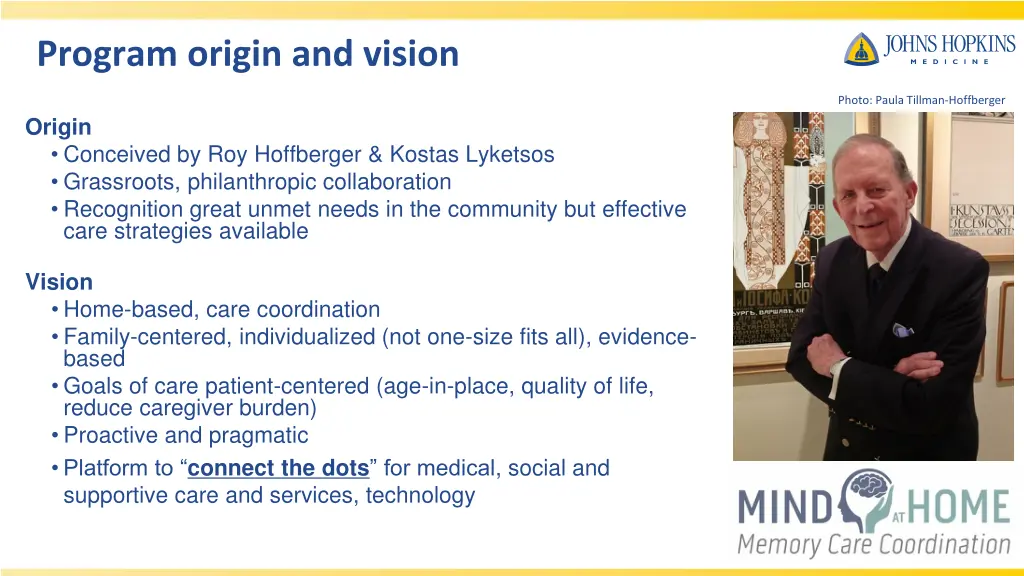 program origin and vision