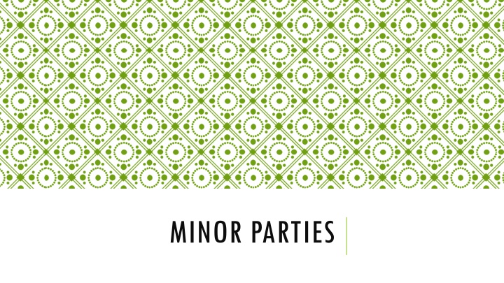 minor parties