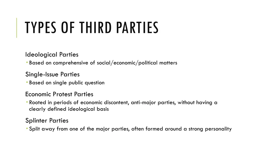 types of third parties