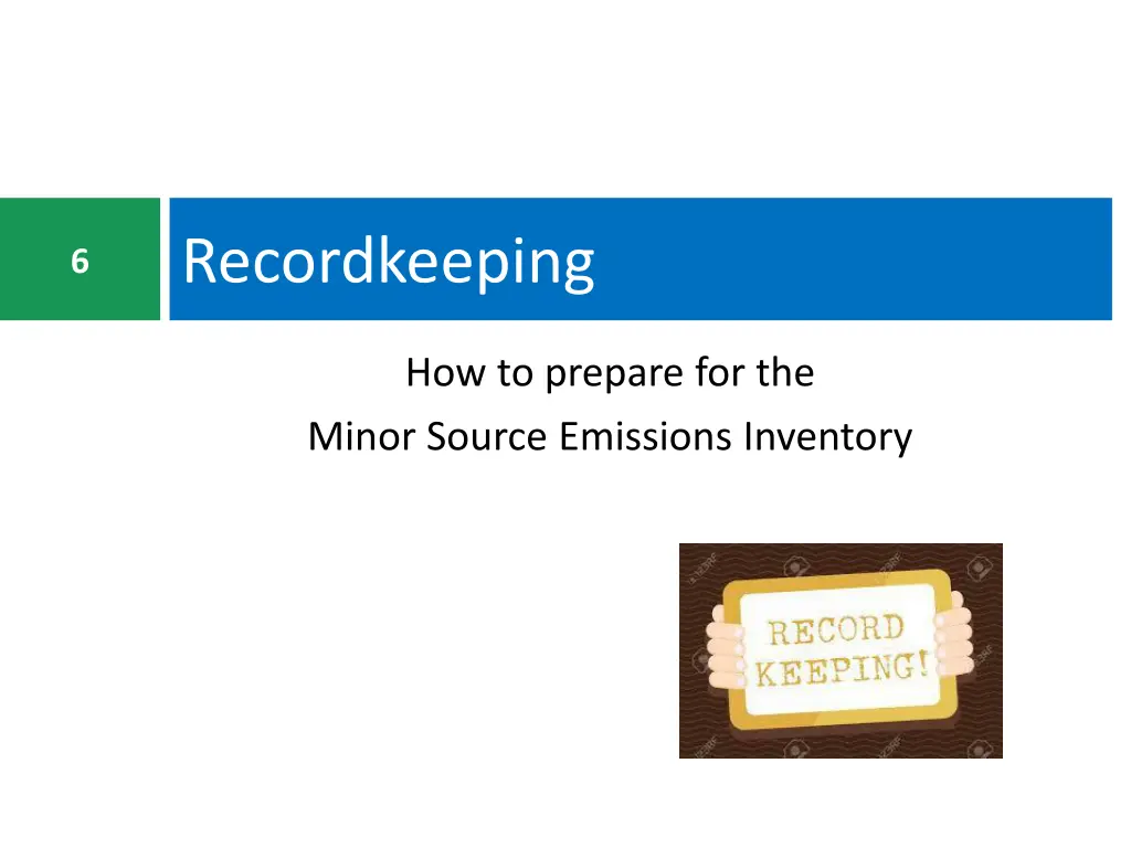 recordkeeping