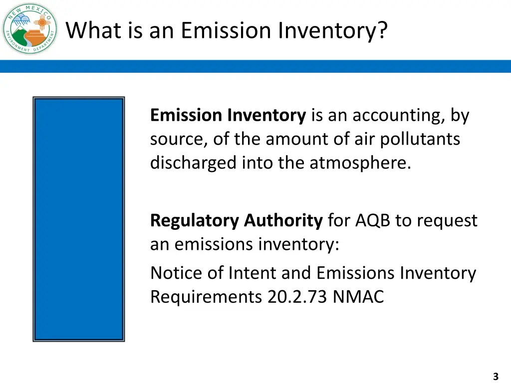 what is an emission inventory