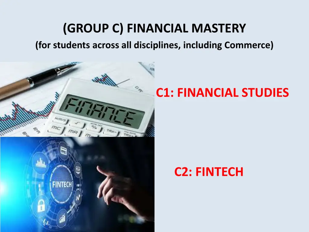 group c financial mastery for students across