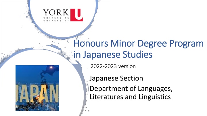 honours honours minor degree program minor degree