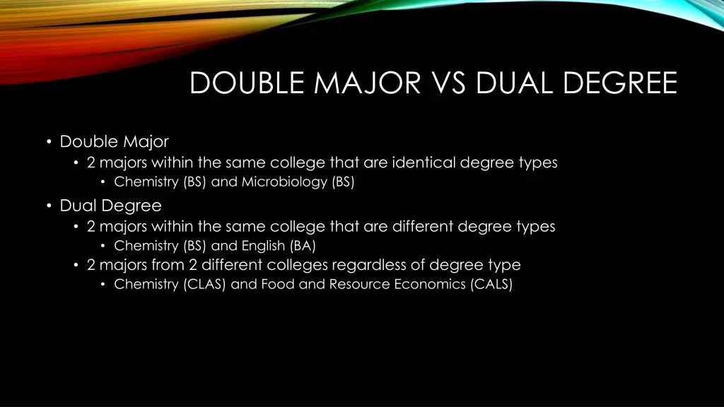 double major vs dual degree