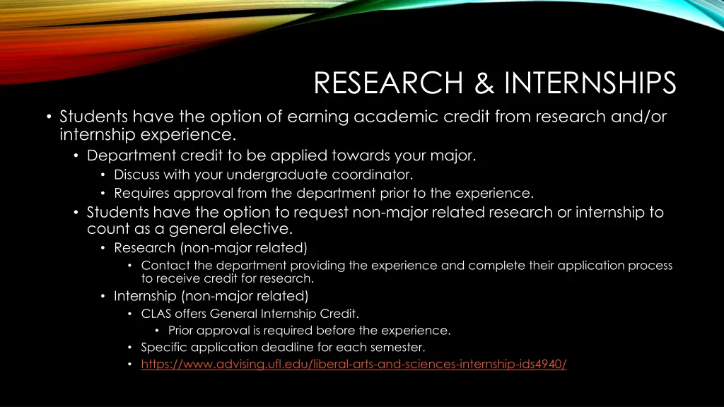 research internships