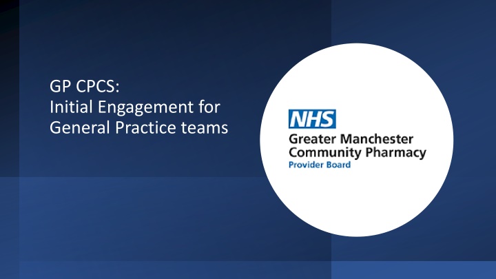 gp cpcs initial engagement for general practice