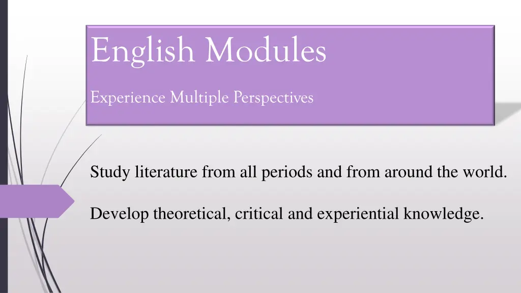 english modules 2