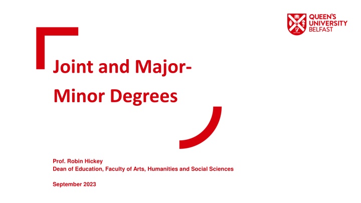 joint and major minor degrees