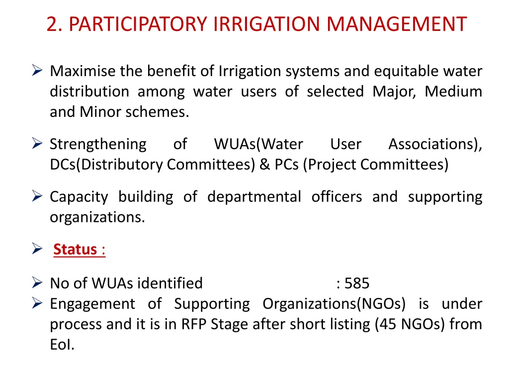 2 participatory irrigation management